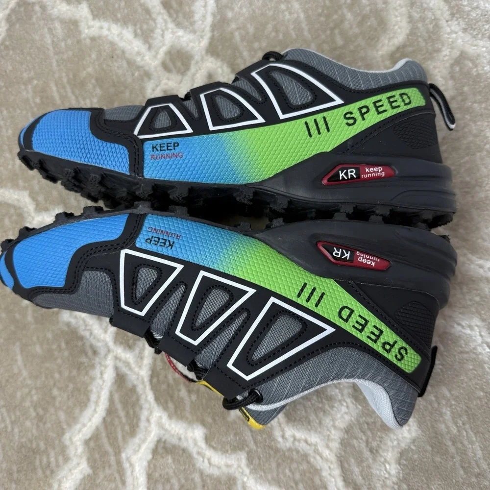 Men's Trail Running Shoes‎ Outdoor Trekking Climbing Non-Slip Hiking  Sz 8 NEW